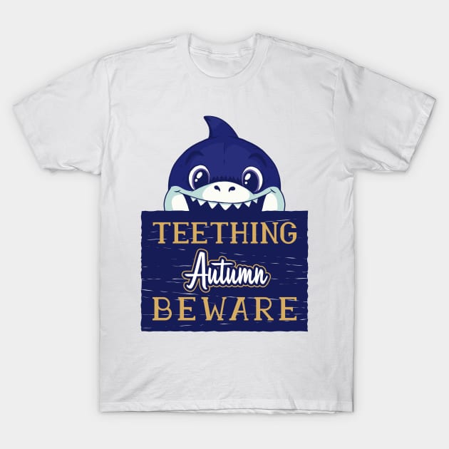 Autumn - Funny Kids Shark - Personalized Gift Idea - Bambini T-Shirt by Bambini